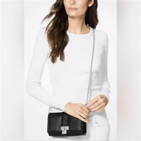 248 michael kors padlock chain crossbody handbag|Michael Kors Padlock Chain Xbody Crossbody Purse Bag .